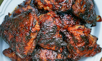 sticky chicken